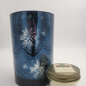 Snowflake Etched Glass- Large