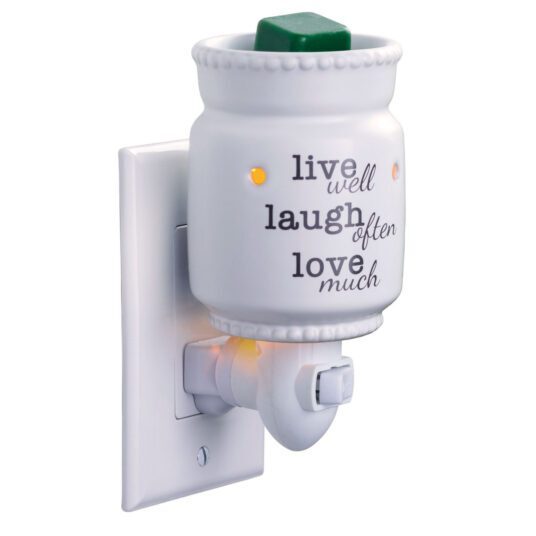 LIVE LAUGH LOVE WHITE PLUG IN