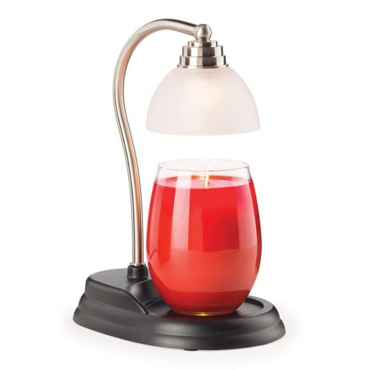 Silver lamp warmer
